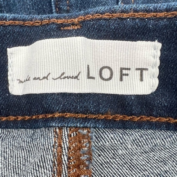 LOFT By Ann Taylor Blue Slim Pockets Skinny Jeans Size 26 Petite Women’s - Picture 2 of 7